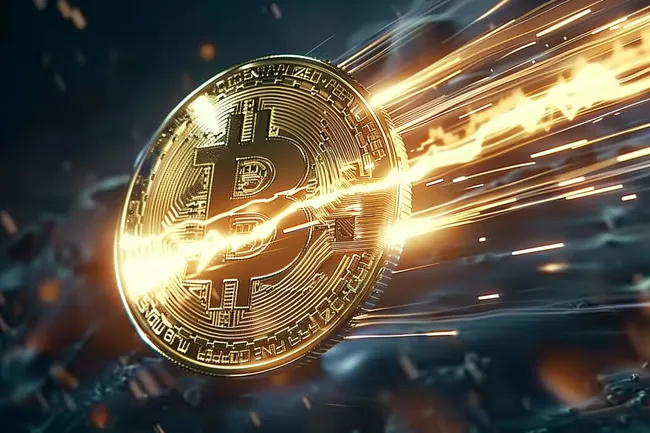 Schnelle digitale Kryptowährung Bitcoin