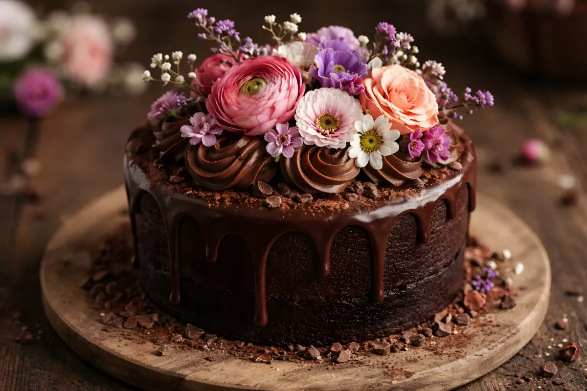 Schokoladen-Traumprinz mit Blumenkrone