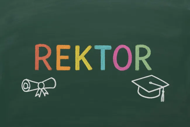 Schulische Bildung und Ausbildung auf Tafelhintergrund