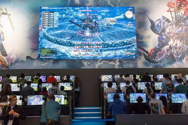 Schwieriger Gegner in Final Fantasy XIV Online - Gamescom 2017, Köln