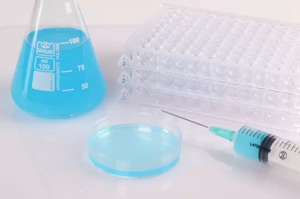 Science laboratory research and development concept