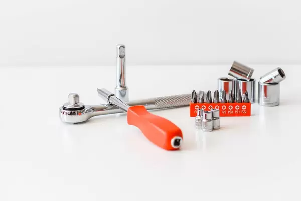 screwdriver on a white background