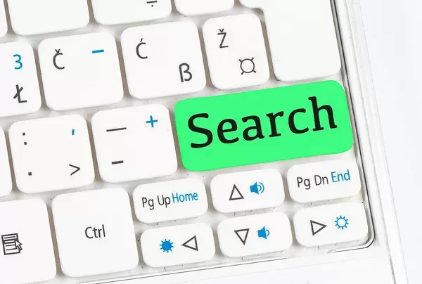 Search green keyboard button