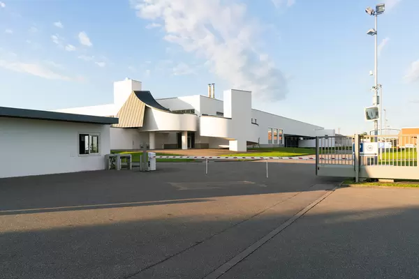 Security checkpoint and the inner campus of Vitra museum