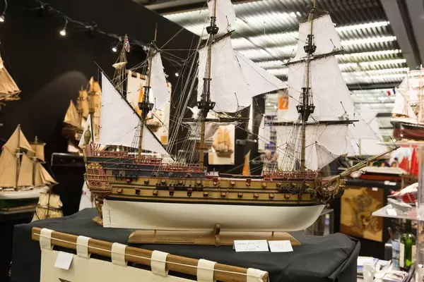 Segelschiff-Modell Soleil d'Orient, boot Düsseldorf 2017