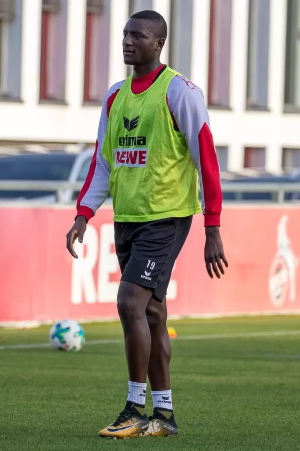 Sehrou Guirassy beim Training am 30.01.2018