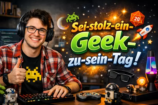 Sei-stolz-ein-Geek-zu-sein-Tag am 13. Juli
