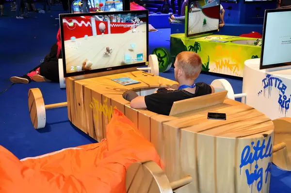 Seifenkistenrennen auf der Gamescom (Little Big Planet)