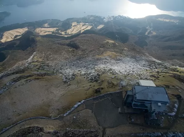 Seilbahn am Berg Hakone-Komagatake, Japan