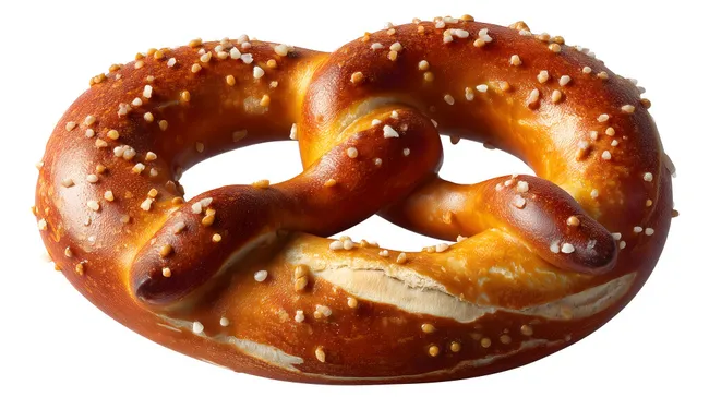 Selbstgemachter Hefeteigkranz mit Salzstreu-Dekor