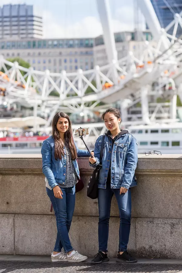 Selfie in Front of London Eye