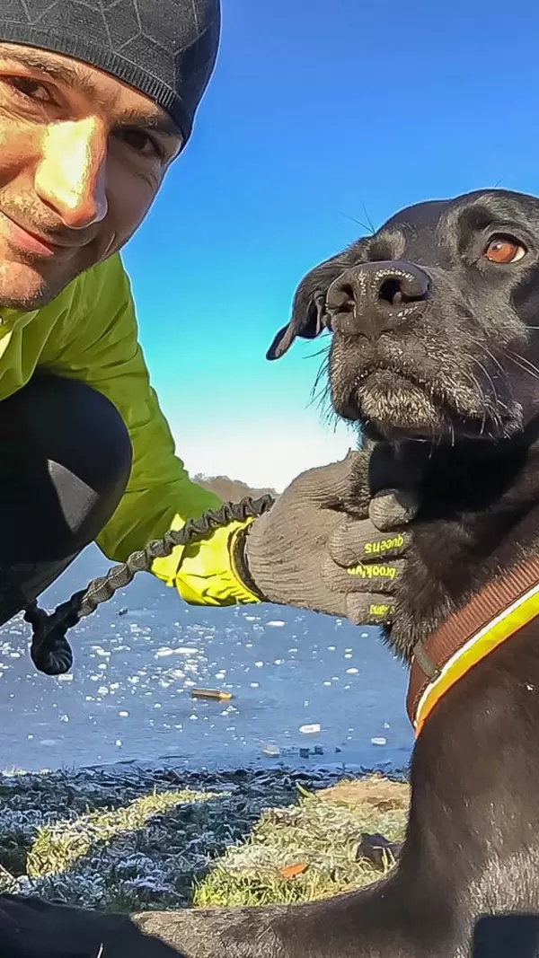 Selfie mit meinem Hund