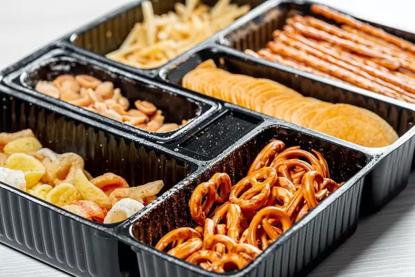 Set of snacks to beer closeup (Flip 2019)