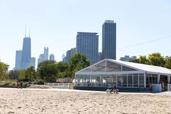 Shore Club am Strand North Avenue Beach in Chicago