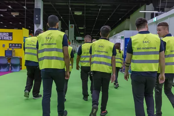 Sicherheitsdienst auf der Gamescom 2018