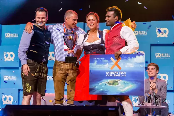 Siegerehrung des Pitch-Finales