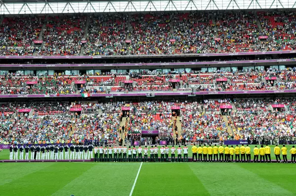 Siegerehrung Fußbal London 2012