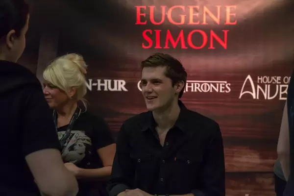 Signing session with Eugene Simon