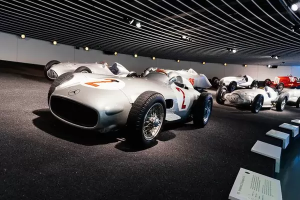 Silver arrows racing cars