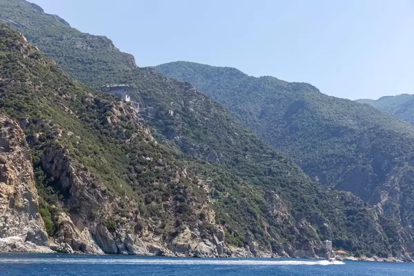 Simonopetra Monastery on Athos, Greece