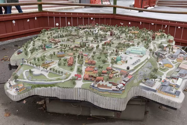 Skansen-Miniatur-Landschaft