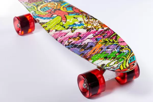 Skateboard on white background (Flip 2019)