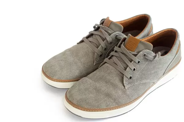 Skechers office shoes with copy space