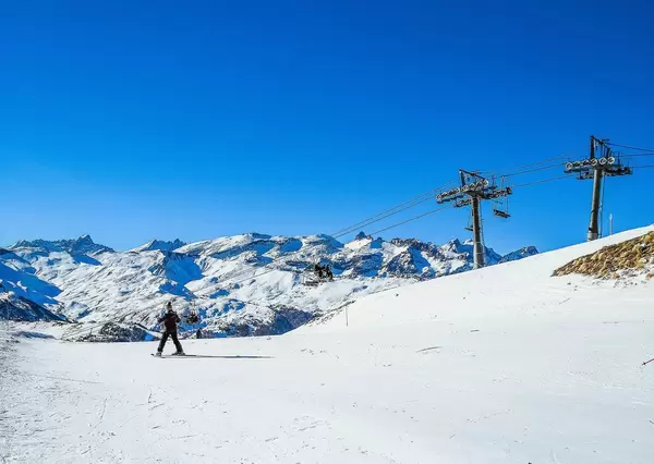Skiing in Alps  Flip 2019