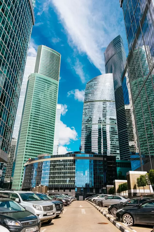 Skyscrapers of Moscow city / Wolkenkratzer der Moskauer Stadt