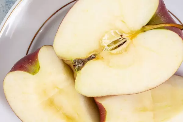 Sliced Apple on the plate