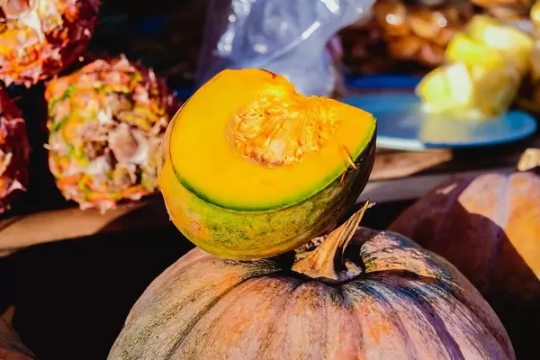 Sliced squash on top of another squash  (Flip 2019)