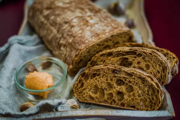 Slices Of Fresh Ciabatta
