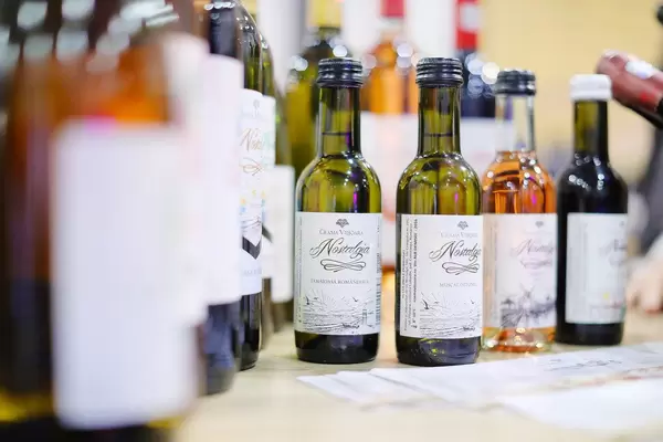 Small wine bottles at GoodWine Wine fair