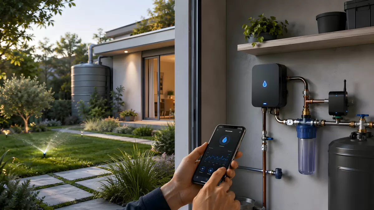 Smart-Home Bewässerungsanlage mit App-Steuerung