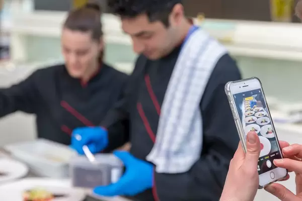 Smartphone food photography at Chino Latino restaurant