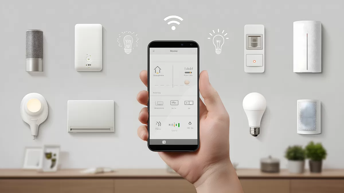 Smartphone-Steuerung für intelligentes Zuhause