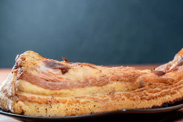 Smoked pork fat bacon