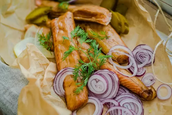 Smoked Salmon Mix With Vegetables