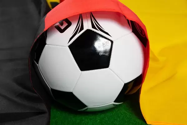 Soccer ball with Germany flag
