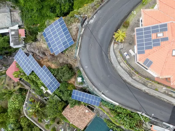 Solarzellen auf Madeira