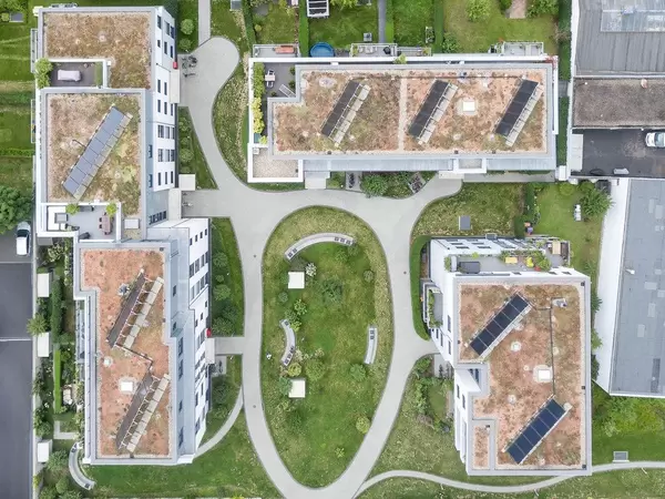 Sollarzellen auf dem Dach