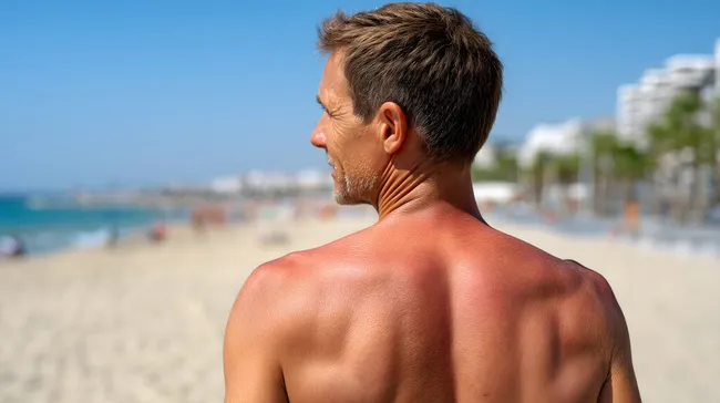 Sommerbräune mit frischem Salzgeruch am Strand