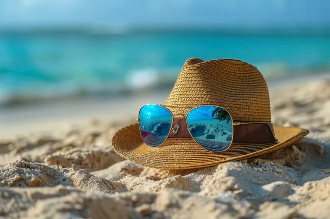 Sommerflair am tropischen Strand