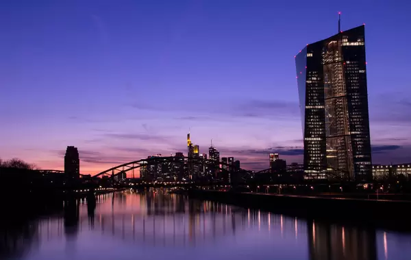 Sonnenuntergang in Frankfurt am Main