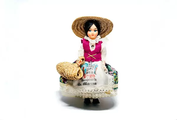 Souvenir Retro doll Di S. Marino