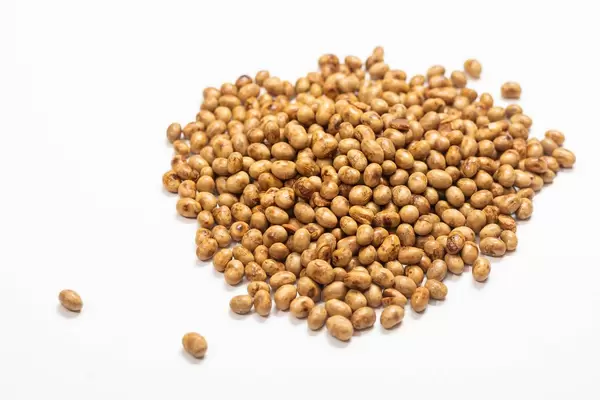 Soya Beans isolated above the white background