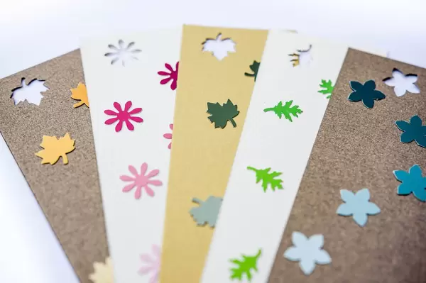 Spacers on white background