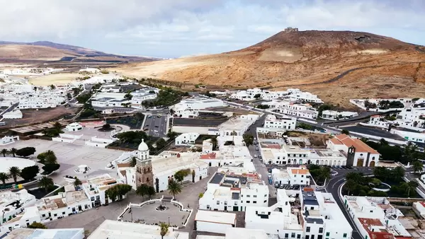 Spanish town of Teguise