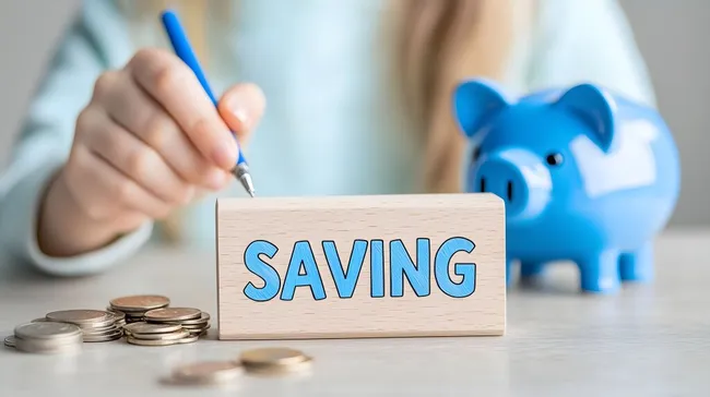 Spargeldes in moderner Sparschwein-Komposition