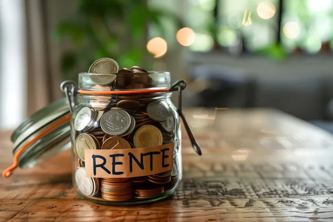 Sparschwein für Rentenrücklagen